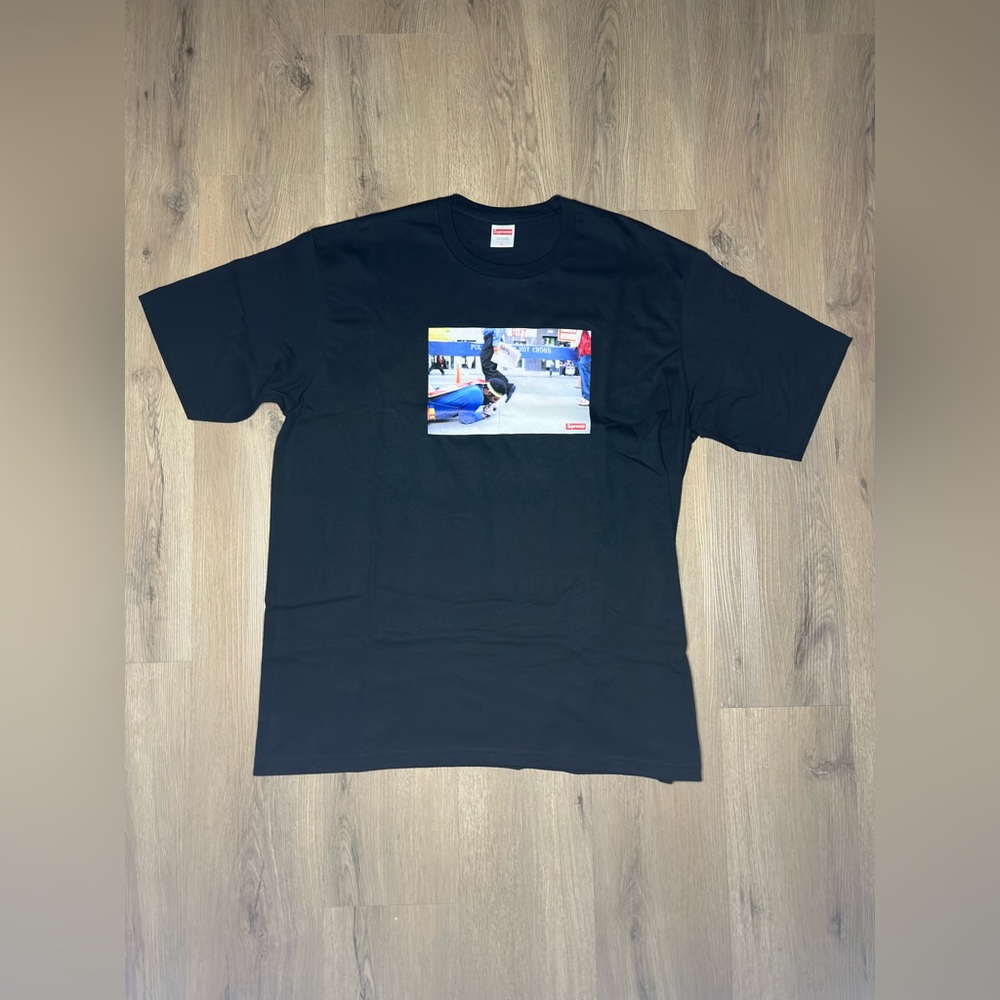 Supreme x Pope L. Training Crawl ‘Black’ T-Shirt